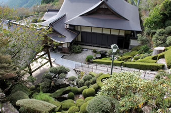 日本庭園と客殿