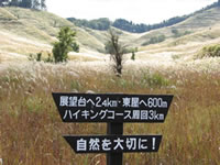 砥峰高原ハイキングコース