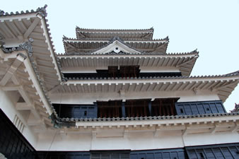 五層天守の松本城