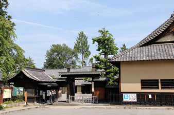「松代藩文武学校」江戸時代の1855年に開校された学問と武道を教える学校。