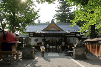 本丸に鎮座する「真田神社」
