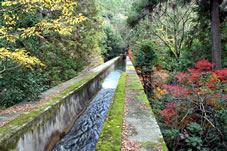 琵琶湖から京都市内に向けて引かれた水路