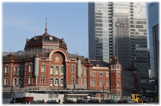「東京駅・丸の内側駅舎」保存復元工事