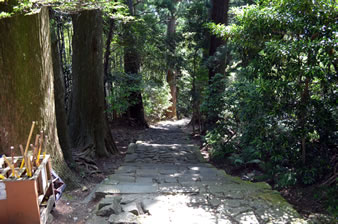 日本三大古道の一つ、熊野古道を通る大門坂は、熊野詣で栄えた当時の面影を残しています。