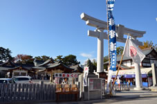 広島城内に鎮座する「広島護国神社」