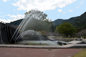 吉香公園の大噴水